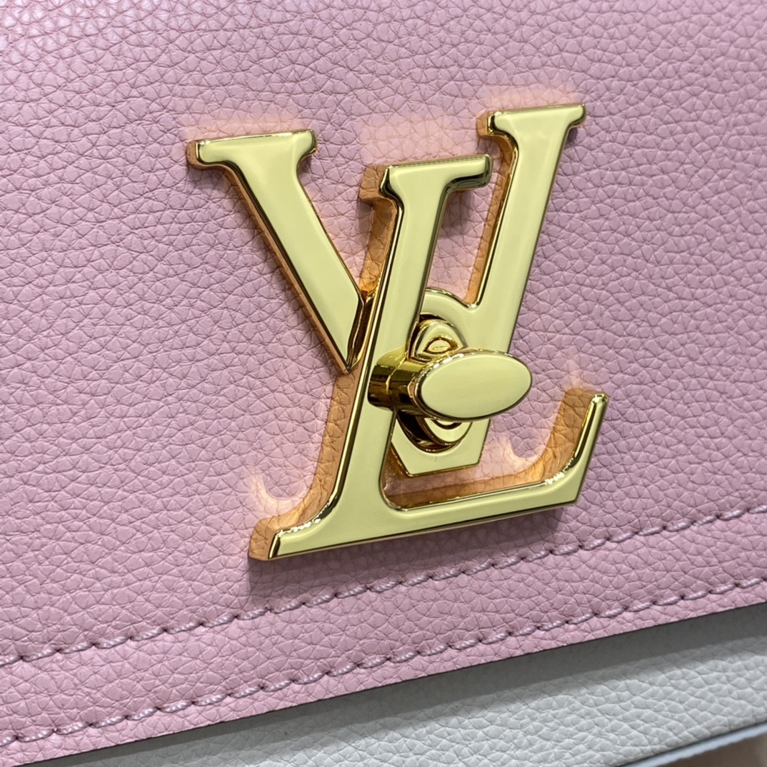 Louis Vuitton LOCKME TENDER Shoudler Bag M58555 Rosewater Pink